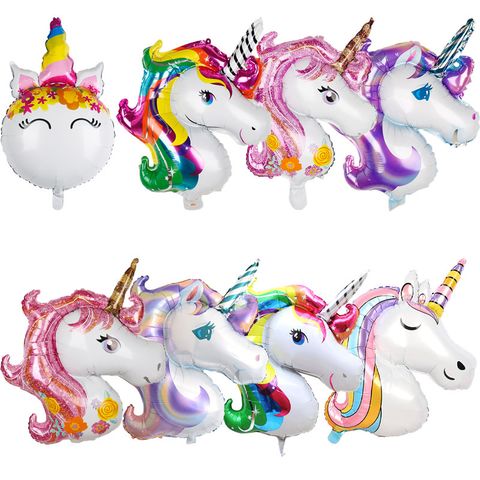 Birthday Unicorn Aluminum Film Party Balloons