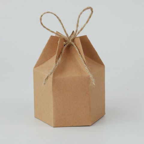 Hexagon 250g Kraft Paper Banquet Party Gift Wrapping Supplies