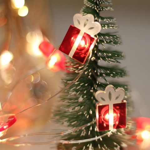 Romántico Árbol De Navidad Caja De Regalo Ps Fiesta Luces De Cadena 1 Juego