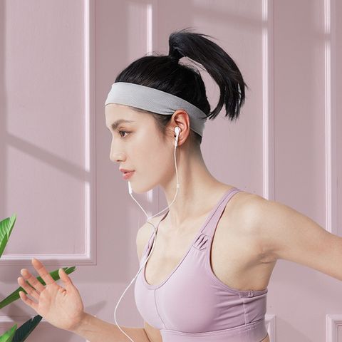 Simple Style Solid Color Cloth Hair Band