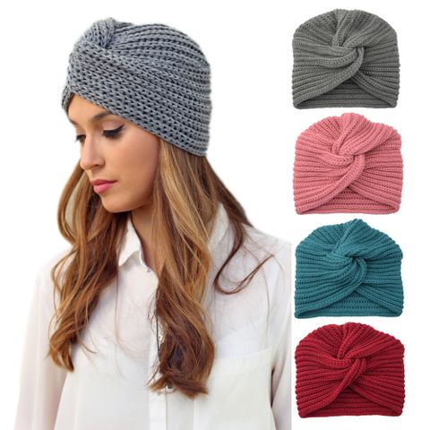 Women's Fashion Solid Color Wool Cap