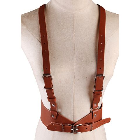 Casual Solid Color Pu Leather Alloy Women's Leather Belts