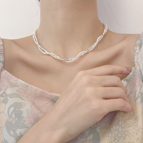 1 Piece Fashion Heart Shape Imitation Pearl Valentine's Day Women's Necklace