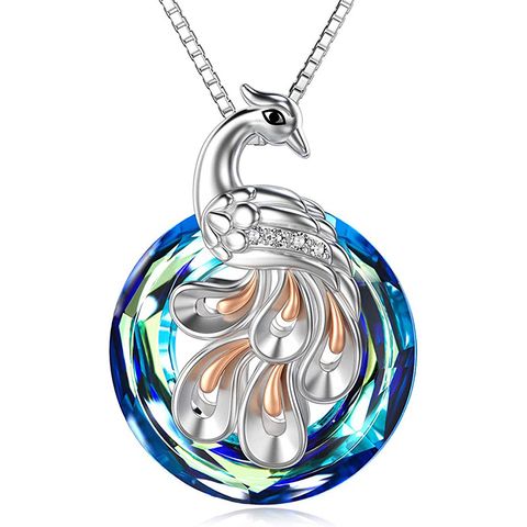 1 Piece Fashion Phoenix Alloy Inlay Artificial Crystal Women's Pendant Necklace