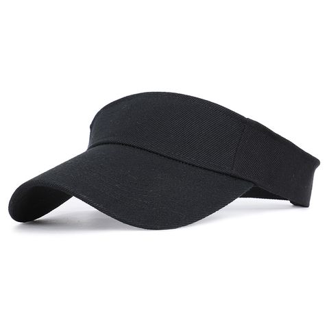 Unisex Basic Solid Color Wide Eaves Sun Hat