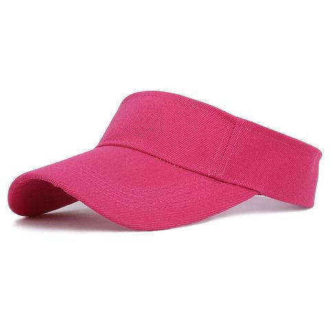 Unisex Basic Solid Color Wide Eaves Sun Hat