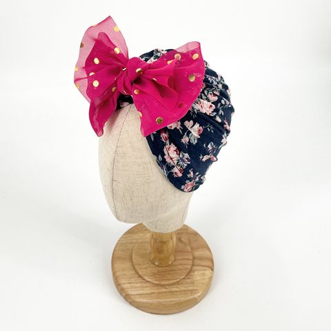 Baby Girl's Cute Flower Printing Baby Hat