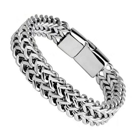Fashion Solid Color Stainless Steel Polishing Plating Bracelets 1 Piece