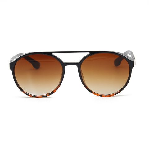 Simple Style Solid Color Pc Round Frame Full Frame Men's Sunglasses