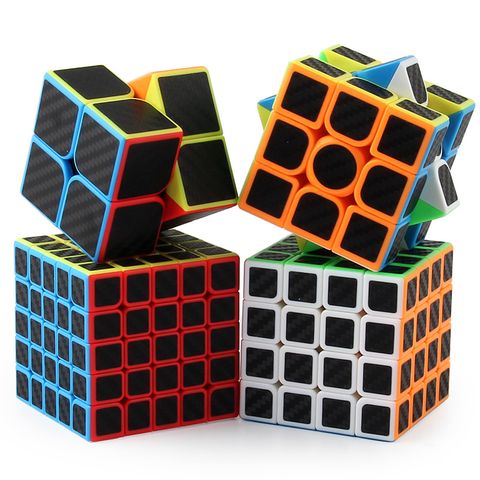 Children's Carbon Fiber Scrub Positive Level Puzzle Cube