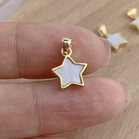1 Piece Shell Copper Star
