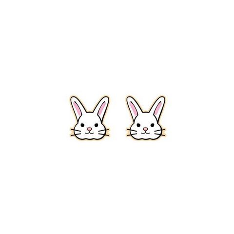 1 Pair Cartoon Style Animal Wood Easter Women's Girl's Ear Studs