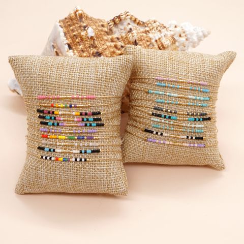 1 Piece Simple Style Geometric Seed Bead Women's Bracelets
