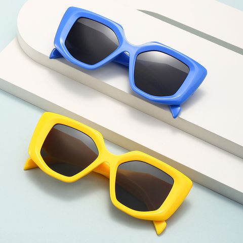 Lunettes De Soleil Rétro Géométrique Ac Polygone Plein Cadre Pour Femmes