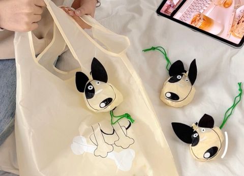 Casual Animal Polyester Shopping Bags