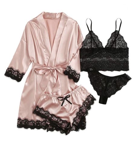 Women's Sexy Solid Color Polyester Lace Skirt Sets