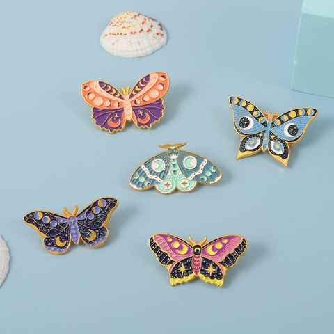 Mode Schmetterling Legierung Emaille Frauen Broschen