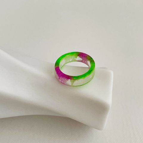 1 Piece Fashion Color Block Arylic Women's Rings