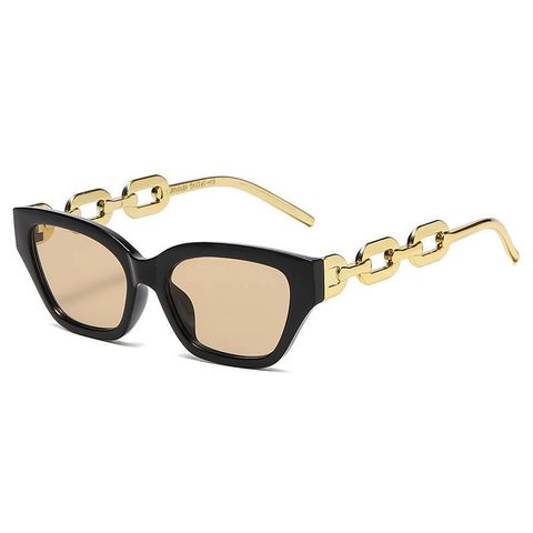 Retro Geometric Ac Cat Eye Full Frame Women's Sunglasses