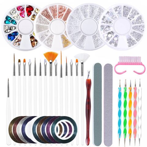 Simple Style Solid Color 3425233 Nail Decoration Accessories 1 Set