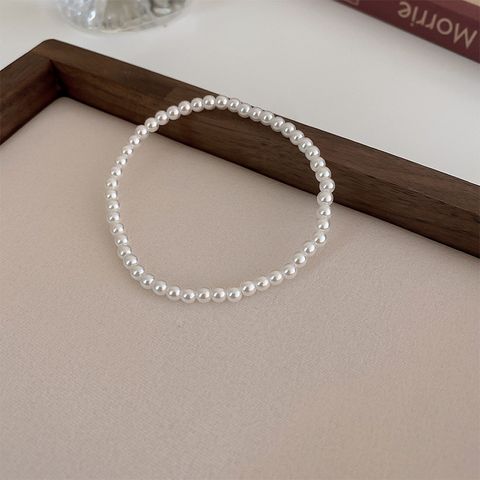 1 Piece Fashion Solid Color Imitation Pearl Beaded Women's Bracelets