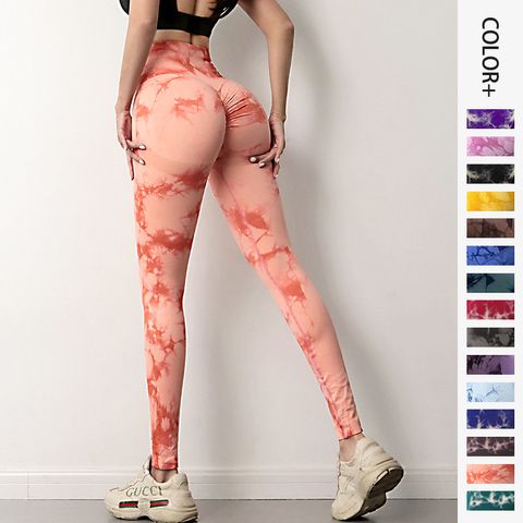 Fashion Printing Spandex Patchwork Active Bottoms Leggings