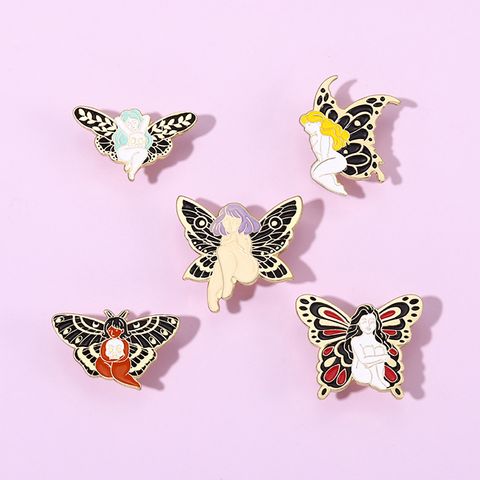 Mode Schmetterling Legierung Einbrennlack Unisex Broschen