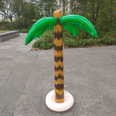 Pvc Inflatable Coconut Tree Flamingo Beach Ball Banana Swimming Toy