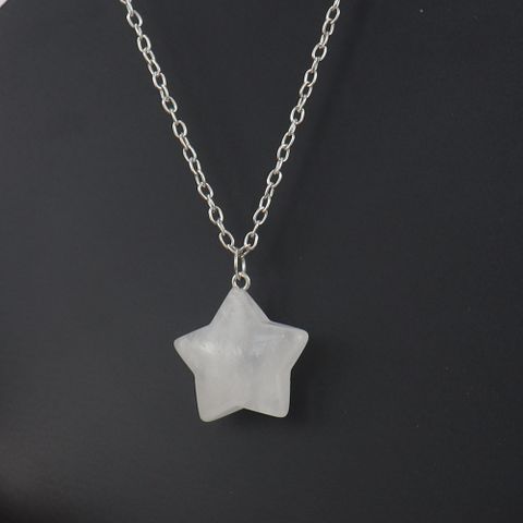 Simple Style Star Crystal Handmade Pendant Necklace 1 Piece