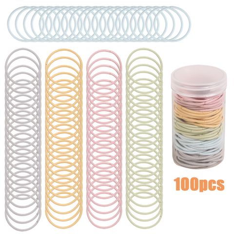 Basic Solid Color Cloth Rubber Band