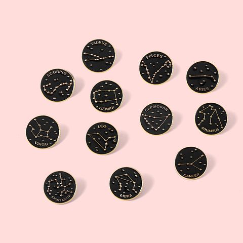 Fashion Constellation Alloy Plating Unisex Brooches