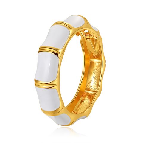 Simple Style Bamboo Alloy Plating Women's Bangle