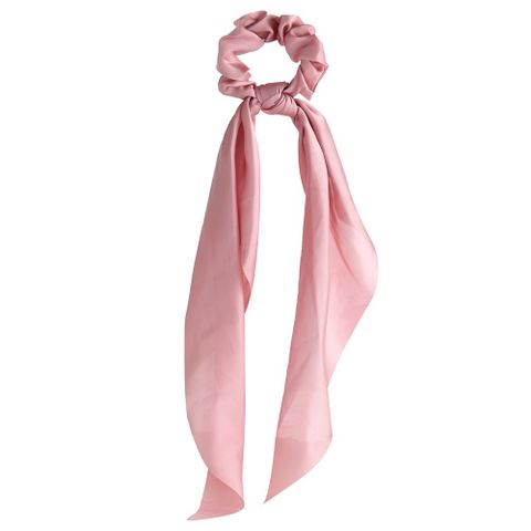 Simple Style Solid Color Cloth Ribbon Hair Tie 1 Piece