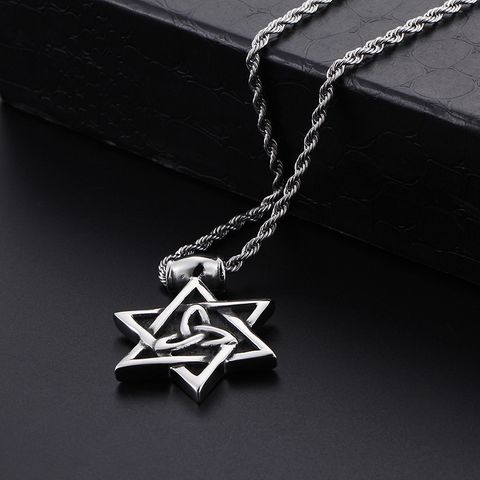 Hip-hop Retro Star Titanium Steel Plating Gold Plated Charms Jewelry Accessories