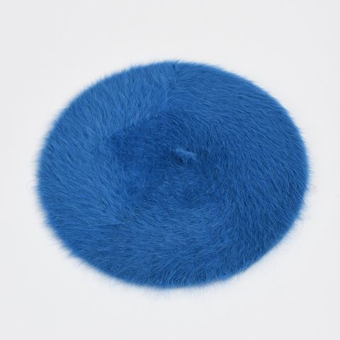 Women's Basic Solid Color Eaveless Beret Hat