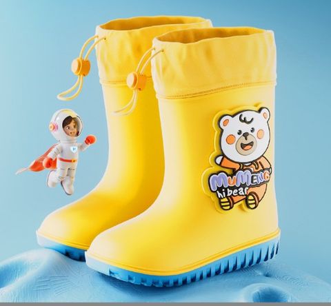 Unisex Casual Cartoon Round Toe Rain Boots