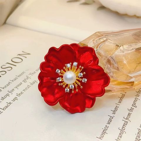 Elegant Lady Flower Alloy Plating Women's Brooches