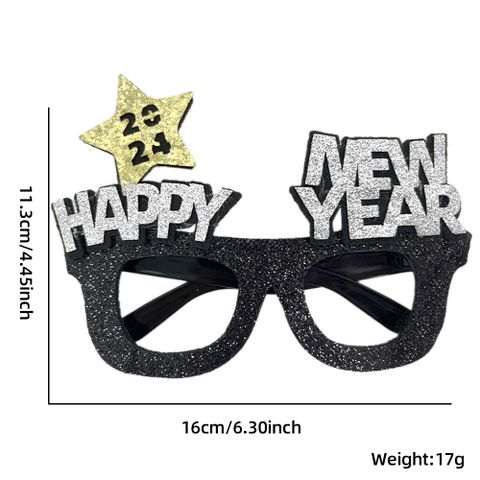Christmas Cartoon Style Funny Letter Star Nonwoven Party Festival Photography Props