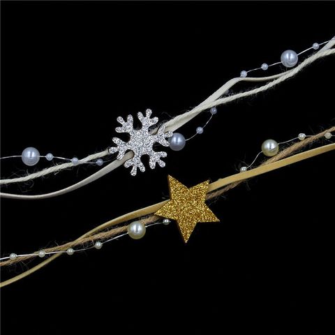 Classic Style Star Plastic Wood Polyester Daily Gift Wrapping Supplies
