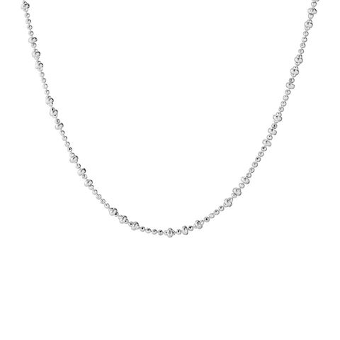 Simple Style Solid Color Sterling Silver Plating Necklace