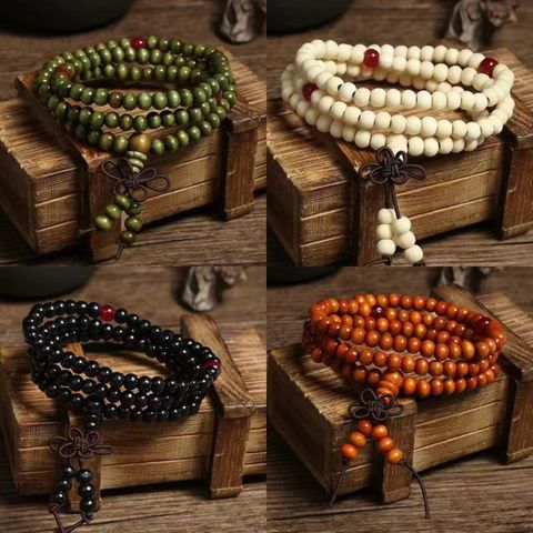 Vintage Style Bohemian Solid Color Beaded Unisex Rosary