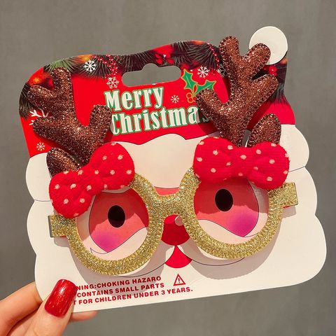 Christmas Cartoon Style Cute Christmas Tree Snowman Elk Cloth Party Festival Street Christmas Hat Photography Props