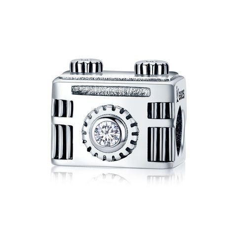 Casual Camera Sterling Silver Inlay Zircon Jewelry Accessories