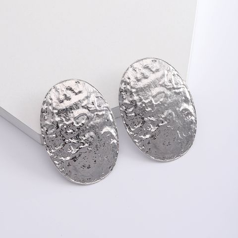 1 Piece Streetwear Oval Plating Alloy Gold Plated Silver Plated Ear Studs