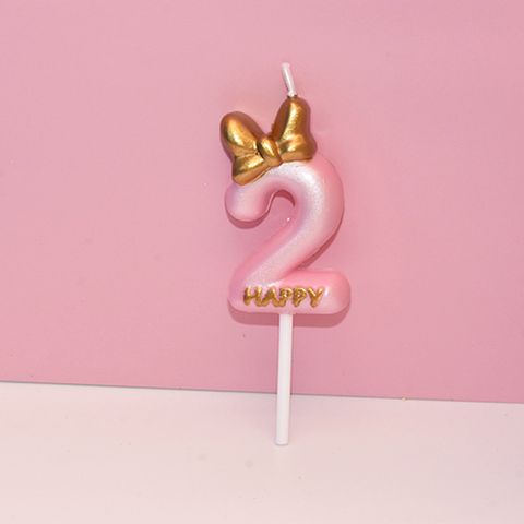 Birthday Cute Number Paraffin Candle