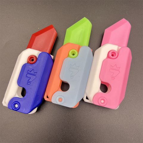 Led Toys Radish Knife Color Block Plastic Toys