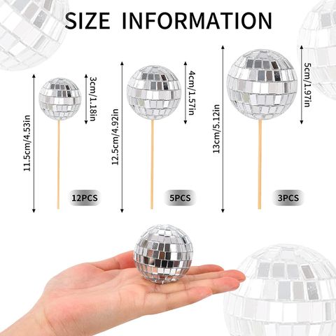 Christmas Cute Basic Ball Glass Party Festival Cake Decorating Supplies