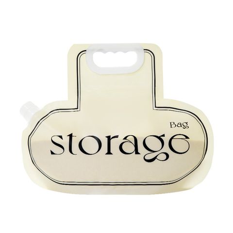 Simple Style Letter Pe Storage Bag