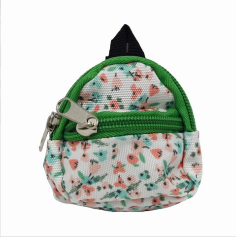Cute Funny School Backpack Solid Color Nylon Unisex Keychain