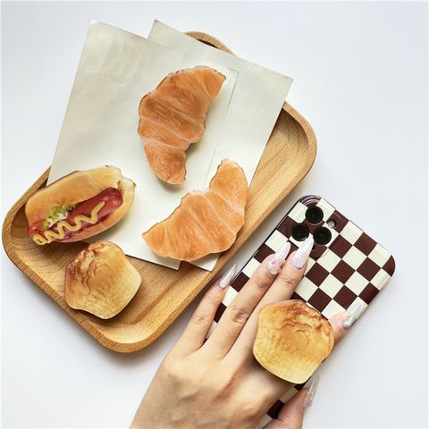 Simulation Food Color Block Arylic Classic Style   Retractable Mobile Phone Holder